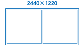 2440×1220サイズ